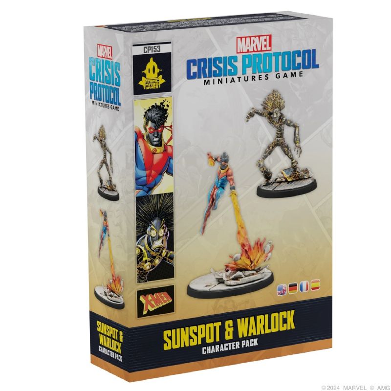 Marvel Crisis Protocol Sunspot and Warlock character pack